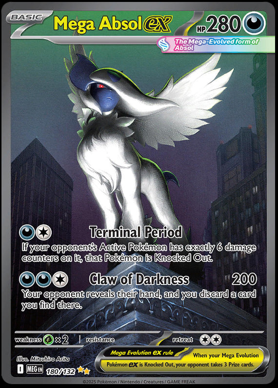 Image of Mega Absol ex Mega Evolution (MEG) #180