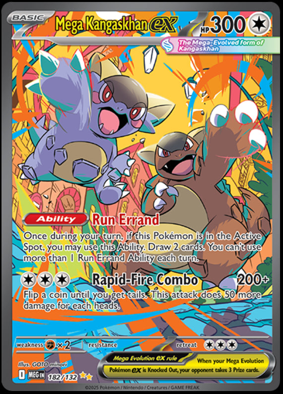 Image of Mega Khangaskhan ex Mega Evolution (MEG) #182