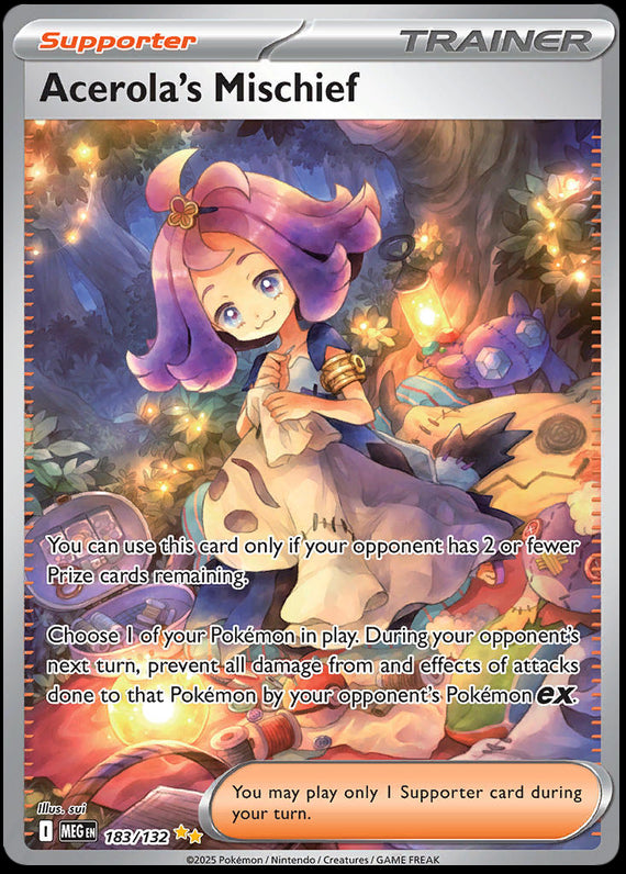 Image of Acerolas Mischief Mega Evolution (MEG) #183