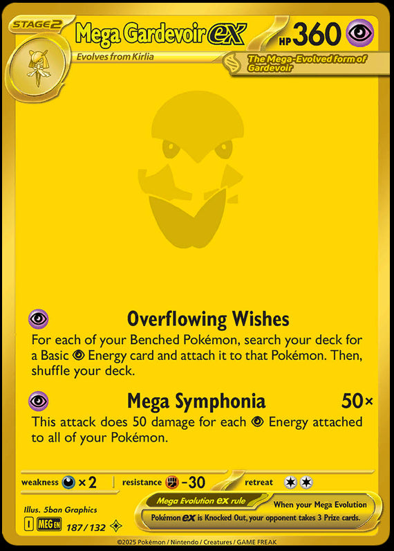 Image of Mega Gardevoir ex Mega Evolution (MEG) #187