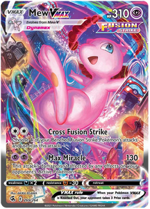 Mew VMAX 269/264 SWSH Fusion Strike Secret Rare Full Art Pokemon Card TCG