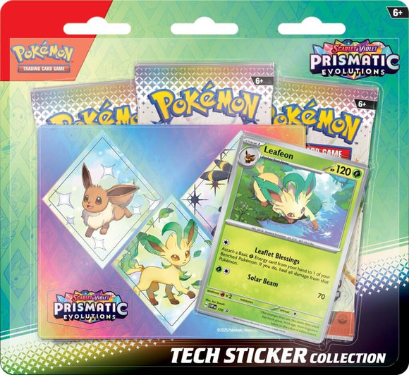 Scarlet & Violet 8.5 Prismatic Evolutions Tech Sticker Collection - POKÉMON TCG