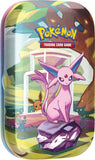 Scarlet & Violet 8.5 Prismatic Evolutions Mini Tin SEALED BOX OF 8 TINS - POKÉMON TCG