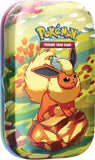 Scarlet & Violet 8.5 Prismatic Evolutions Mini Tin SEALED BOX OF 8 TINS - POKÉMON TCG