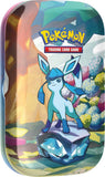 Scarlet & Violet 8.5 Prismatic Evolutions Mini Tin SEALED BOX OF 8 TINS - POKÉMON TCG