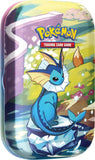 Scarlet & Violet 8.5 Prismatic Evolutions Mini Tin SEALED BOX OF 8 TINS - POKÉMON TCG