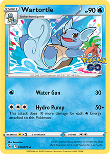 Wartortle 16/78 SWSH Pokemon GO Uncommon Pokemon Card TCG Near Mint