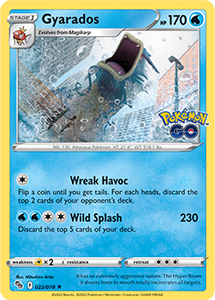 Gyarados 22/78 SWSH Pokemon GO Holo Rare Pokemon Card TCG Near Mint