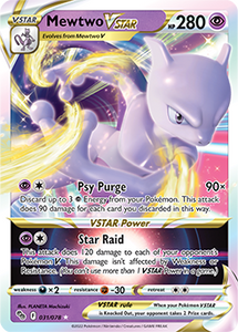 Mewtwo VSTAR 31/78 SWSH Pokemon GO Ultra Rare Pokemon Card TCG Near Mint