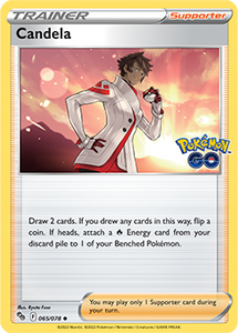 Candela 65/78 SWSH Pokemon GO Uncommon Trainer Pokemon Card TCG Near Mint