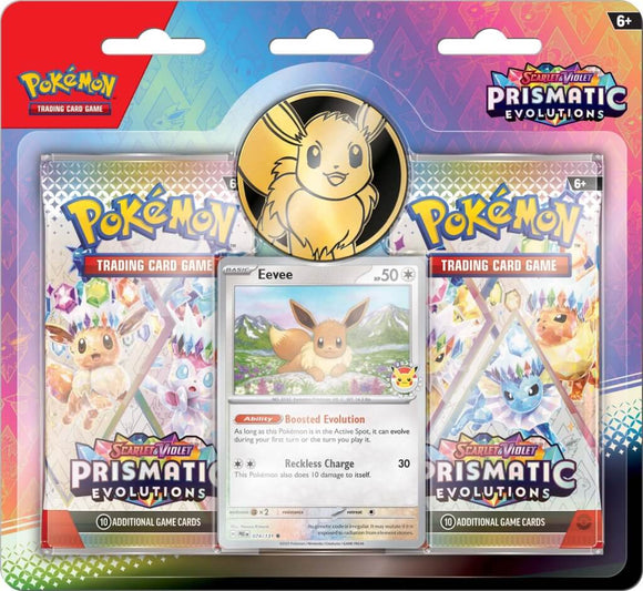 Scarlet & Violet 8.5 Prismatic Evolutions 2-PK Blister - POKÉMON TCG