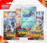 Surging Sparks Three Booster Blister - Pokemon TCG Scarlet & Violet 8