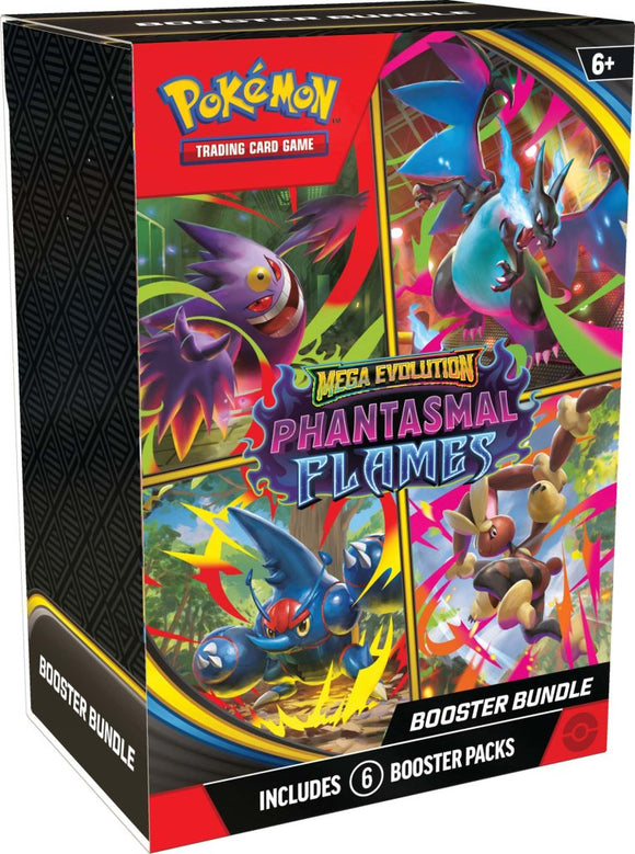 Phantasmal Flames Booster Bundle - Mega Evolution 2 - Pokémon TCG