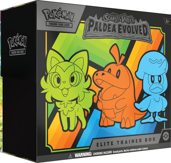 Pokemon TCG: Elite Trainer Box - Paldea Evolved - Scarlet & Violet 2
