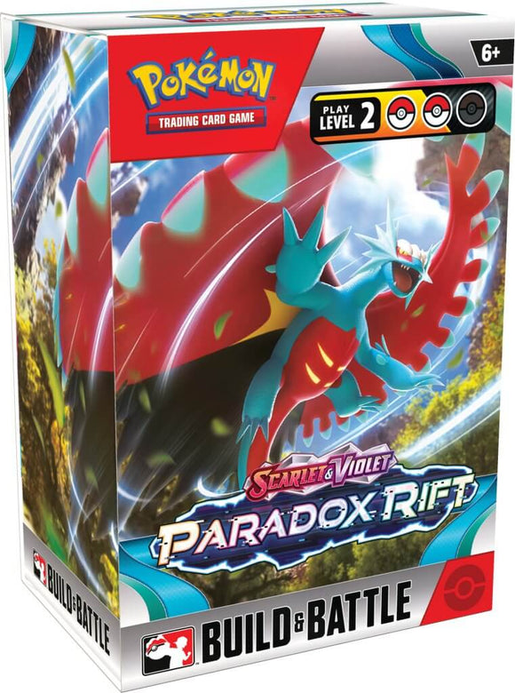 Build & Battle Box - Scarlet & Violet 4 Paradox Rift Pokemon TCG