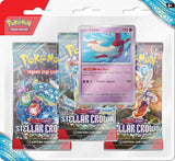 Stellar Crown Three Booster Blister - Pokemon TCG Scarlet & Violet 7