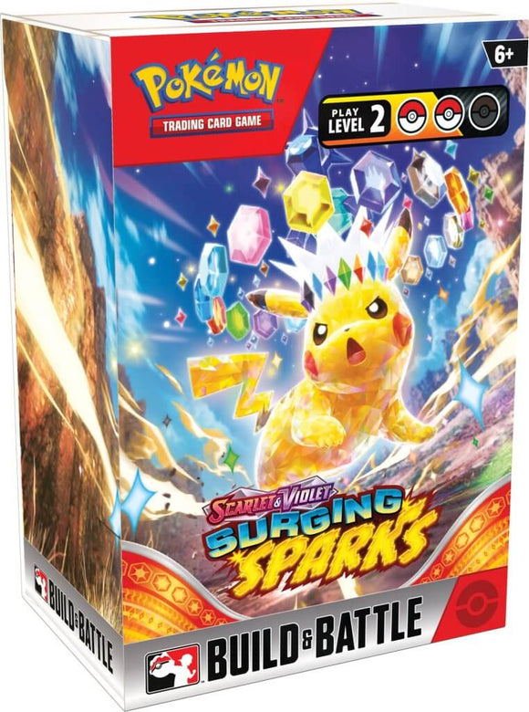 Surging Sparks Build & Battle Box - POKÉMON TCG Scarlet & Violet 8