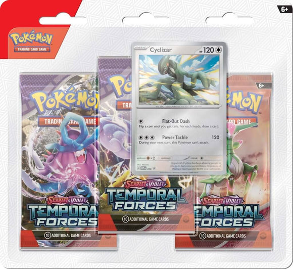 Temporal Forces Three Booster Blister - Pokemon TCG Scarlet & Violet 5