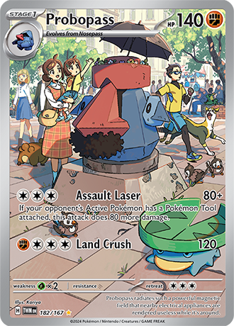 Probopass 182/167 SV Twilight Masquerade Full Art Illustration Rare Pokemon Card TCG Near Mint