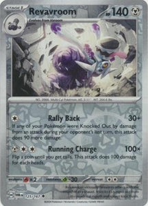 Revavroom 125/167 SV Twilight Masquerade Reverse Holo Uncommon Pokemon Card TCG Near Mint