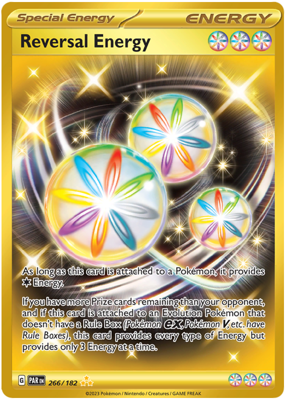 Reversal Energy 266/182 SV Paradox Rift Full Art Trainer Hyper Rare Pokemon Card TCG Near Mint