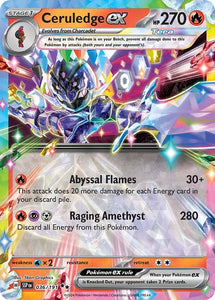 Ceruledge ex (36/191) SV Surging Sparks Double Rare Pokemon Card TCG