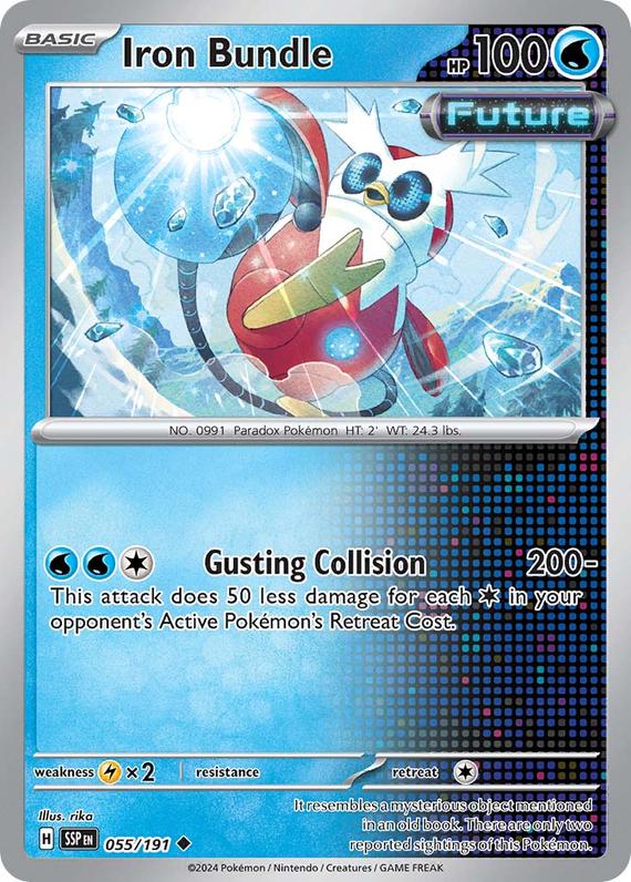 Iron Bundle (55/191) SV Surging Sparks Uncommon Pokemon Card TCG