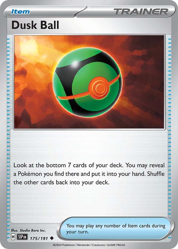 Dusk Ball (175/191) SV Surging Sparks Uncommon Pokemon Card TCG
