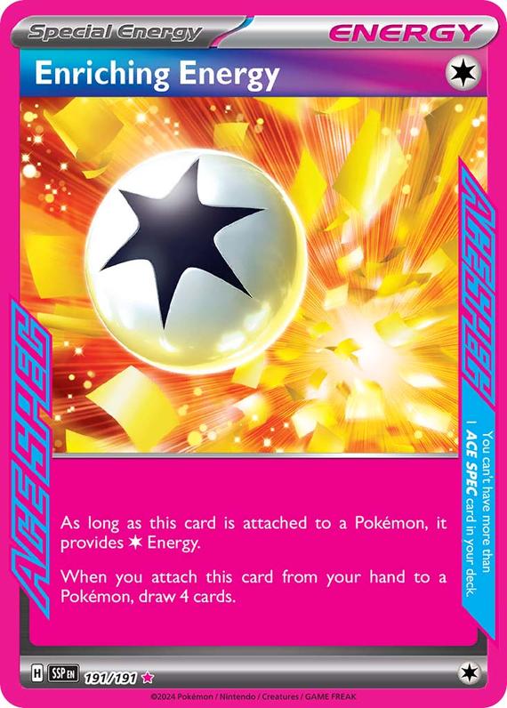 Enriching Energy (191/191) SV Surging Sparks Ace Spec Pokemon Card TCG