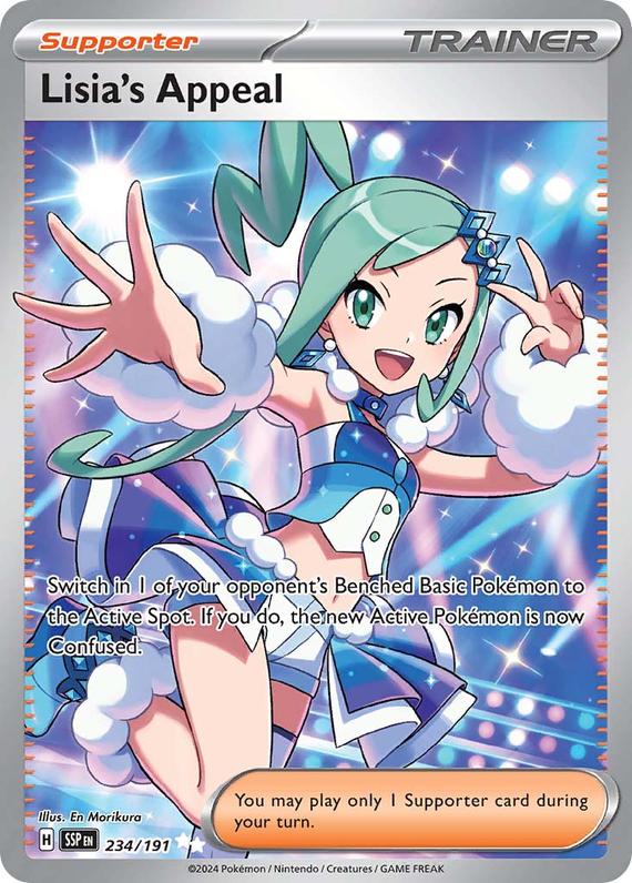 Lisias Appeal (234/191) SV Surging Sparks Ultra Rare Pokemon Card TCG
