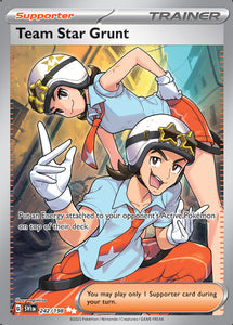 Team Star Grunt 242/198 SV Scarlet and Violet Base Set Full Art Ultra Rare Pokemon Card TCG Near Mint