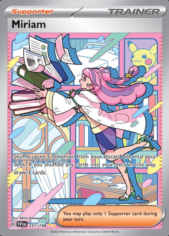Miriam 251/198 SV Scarlet and Violet Base Set Full Art Special Illustr – Kawaii Collector