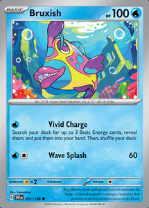 Bruxish 051/198 SV Scarlet and Violet Base Set Common Pokemon Card TCG Near Mint