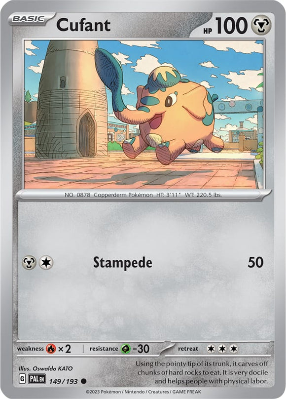 Cufant 149/193 SV Paldea Evolved Common Pokemon Card TCG Near Mint