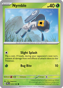 Nymble 019/193 SV Paldea Evolved Common Pokemon Card TCG Near Mint