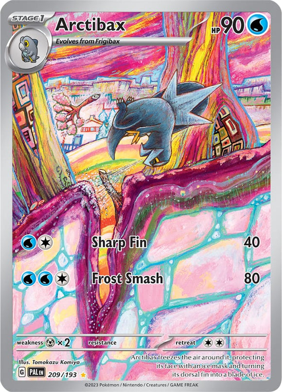 Arctibax 209/193 SV Paldea Evolved Full Art Illustration Rare Pokemon Card TCG Near Mint