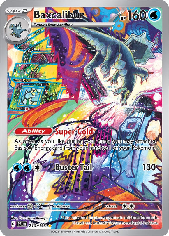Baxcalibur 210/193 SV Paldea Evolved Full Art Illustration Rare Pokemon Card TCG Near Mint