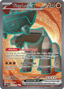 Ting-Lu ex 243/193 SV Paldea Evolved Full Art Ultra Rare Pokemon Card TCG Near Mint