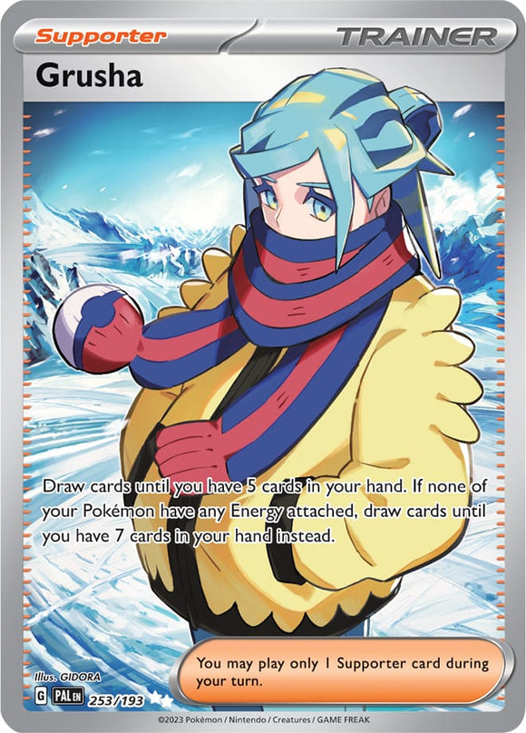 Grusha 253/193 SV Paldea Evolved Full Art Ultra Rare Pokemon Card TCG Near Mint
