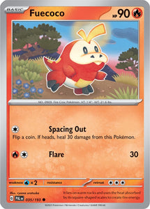 Fuecoco 035/193 SV Paldea Evolved Common Pokemon Card TCG Near Mint