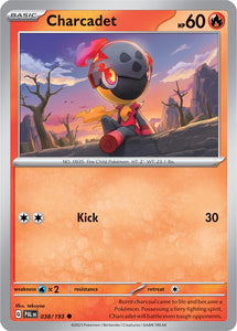 Charcadet 038/193 SV Paldea Evolved Common Pokemon Card TCG Near Mint