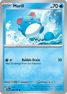 Marill 044/193 SV Paldea Evolved Common Pokemon Card TCG Near Mint