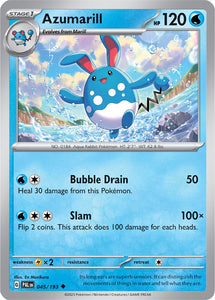 Azumarill 045/193 SV Paldea Evolved Uncommon Pokemon Card TCG Near Mint