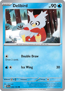 Delibird 046/193 SV Paldea Evolved Common Pokemon Card TCG Near Mint