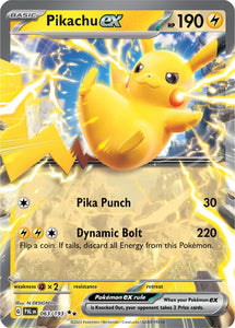 Pikachu ex 063/193 SV Paldea Evolved Double Rare Pokemon Card TCG Near Mint