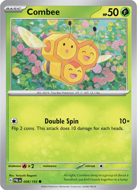 Combee 008/193 SV Paldea Evolved Common Pokemon Card TCG Near Mint