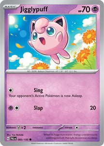 Jigglypuff 083/193 SV Paldea Evolved Common Pokemon Card TCG Near Mint