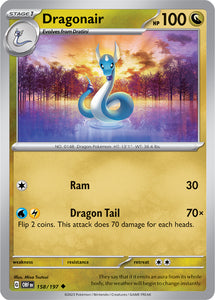 Dragonair 158/197 SV Obsidian Flames Uncommon Pokemon Card TCG Near Mint