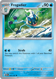 Frogadier 057/197 SV Obsidian Flames Uncommon Pokemon Card TCG Near Mint