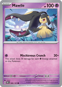 Mawile 089/197 SV Obsidian Flames Common Pokemon Card TCG Near Mint